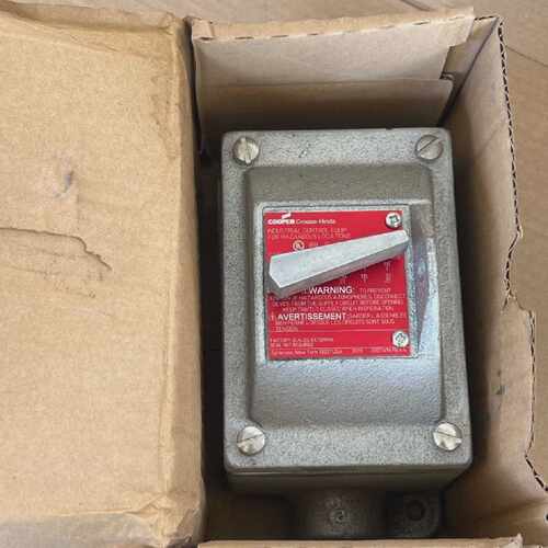 Cooper EDSC21093 G42 Manual Motor Starter Control Station