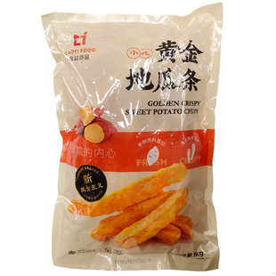 台式黄金甘梅地瓜条半成品商用1kg装餐饮油炸小吃鸡排西餐红薯条