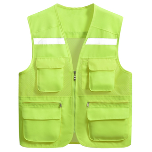 工作服反光马甲定制医疗摄影志愿者红十字会应急安全背心印字logo