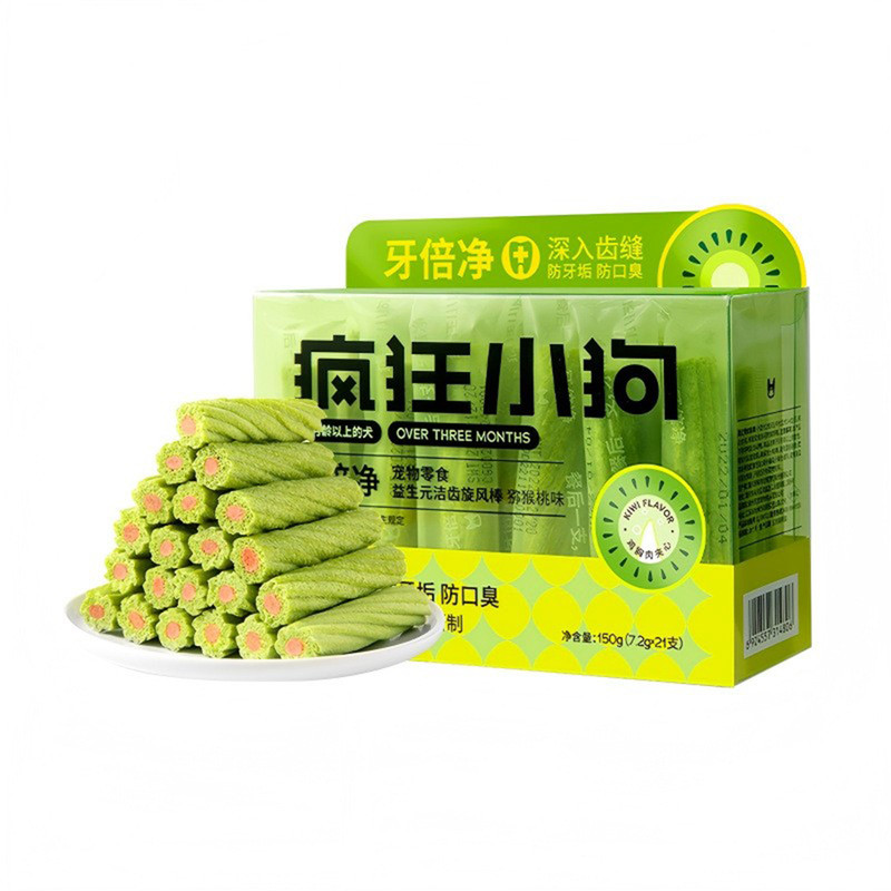 疯狂小狗磨牙棒牙倍净泰迪幼犬