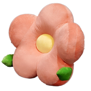 ins风花朵靠垫靠枕椅子靠背腰靠办公室护腰神器腰垫抱枕座椅腰枕