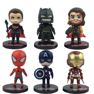 复仇者联盟蛋糕装饰摆件奥特曼蜘蛛侠美国队长钢铁侠生日烘焙插件