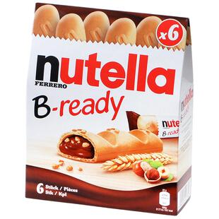 意大利进口零食费列罗/nutella能多纽缇乐榛子酱巧克力手指饼干棒