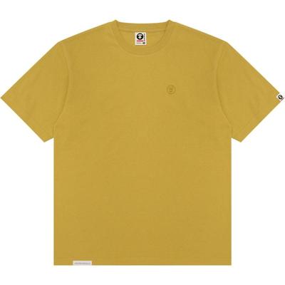 Aape猿人徽章纯色潮流短袖T恤