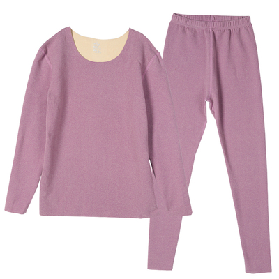 保暖内衣女无痕自发热棉毛衫