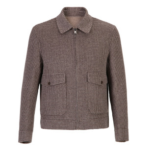 【细腻千鸟格】callisto卡利斯特男外套羊毛呢大衣轻奢保暖夹克