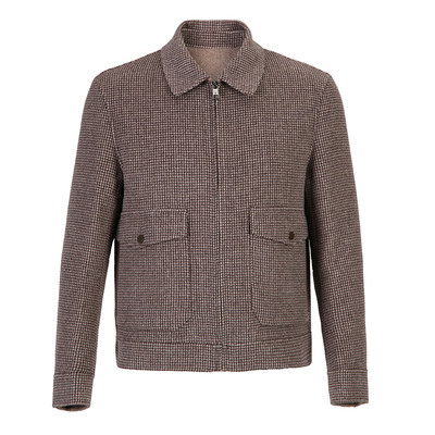 【细腻千鸟格】callisto卡利斯特男外套羊毛呢大衣轻奢保暖夹克