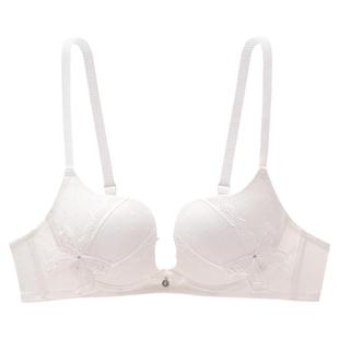 MYBODY商场同款内衣女小胸聚拢显大蕾丝性感无痕上薄下厚文胸胸罩