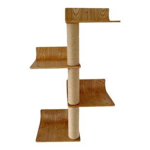 设计师「上墙猫塔」实木猫爬架墙壁式不占地猫墙上猫架缅因猫猫窝