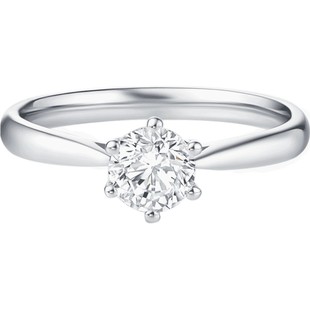 [新年礼物]DRFOREVER系列经典款六爪求婚钻戒钻石戒指女A02001