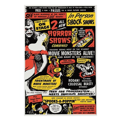 Macabre 博士的电影怪物惊魂 1950 年个性复古小众另类装饰画海报