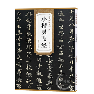 小楷灵飞经 唐代 历代碑帖精粹 正版楷书毛笔字帖 简体旁注 传世老碑帖书法名品系列 安徽美术出版社