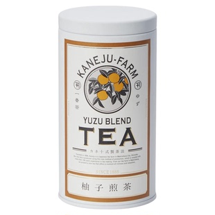 日本kaneju柚子煎茶 akomeya限定静冈茶深蒸绿茶