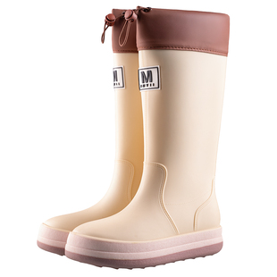 户外雪地靴女冬季加绒保暖防水鞋雨鞋东北胶鞋防寒儿童防滑棉鞋男