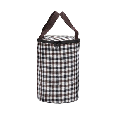 饭盒袋圆形保温铝箔加厚手提袋