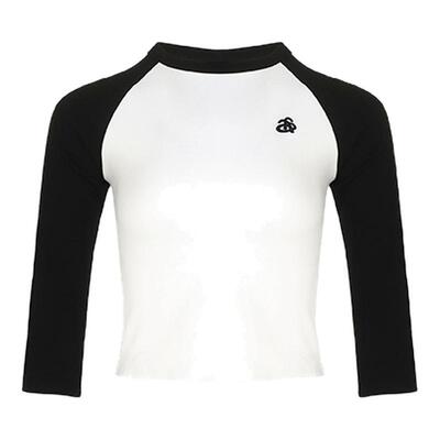 ANNANDELMAN撞色修身插肩T恤