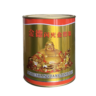 金箔漆烫金漆水性闪光金漆牌匾墓碑对联描金漆金粉油漆防锈铁艺漆