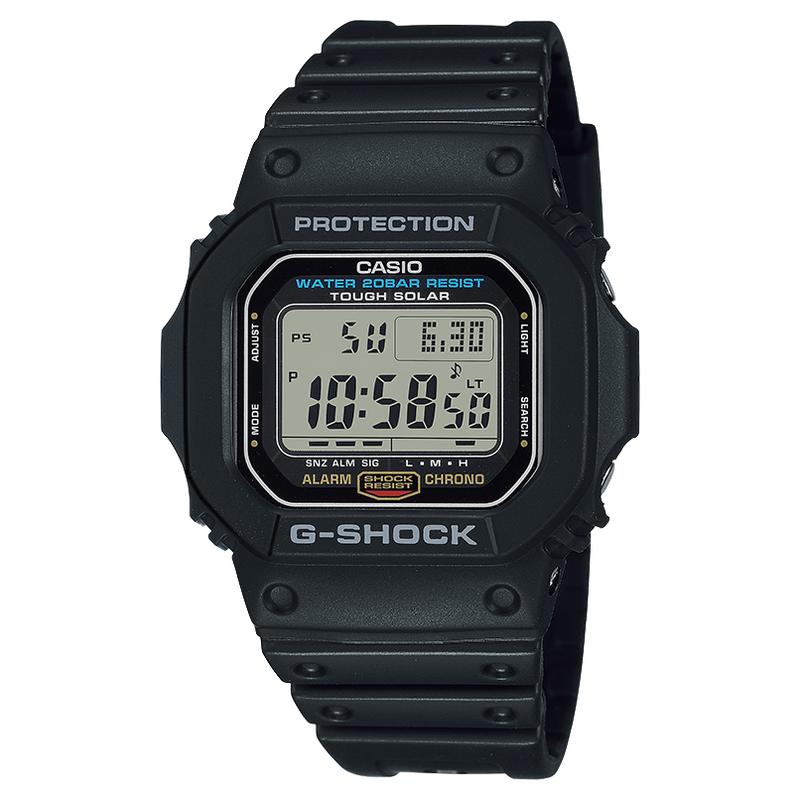 casio卡西欧手表男gshock学生防水防震太阳能运动电子表G-5600UE