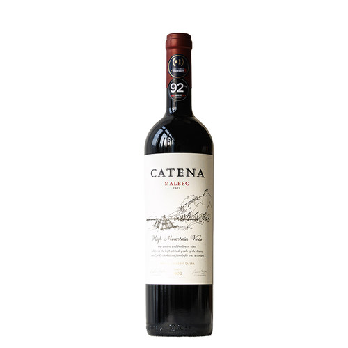 阿根廷之光 JS92分卡帝娜马尔贝克Catena malbec mendoza红葡萄酒