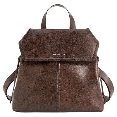 CHARLESKEITH大容量复古双肩背包