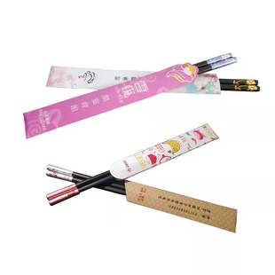 高档一次性清明上河图纸筷套优质筷子包装纸袋饭店酒店3000只包邮