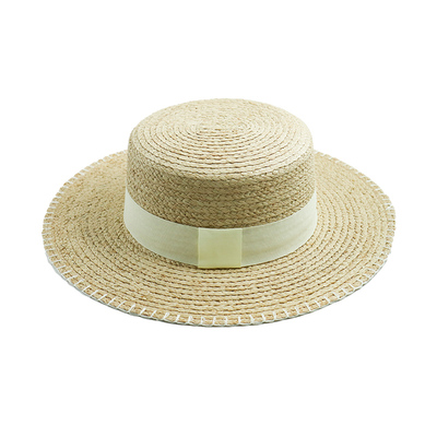 atlanticbeach平沿草编织帽遮阳