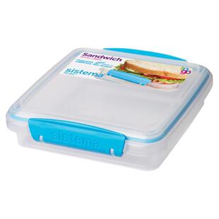 Sistema保鲜盒饭盒早午餐便当吐司三明治便携沙拉盒开学水果盒