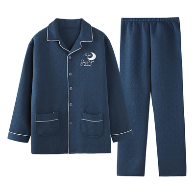 芬腾正品空气棉睡衣男士保暖套装