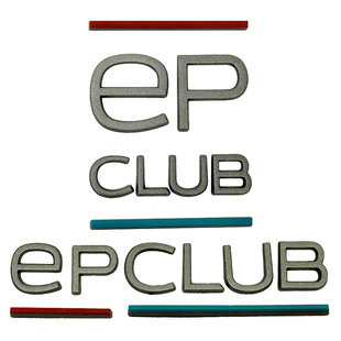 适用于蔚来改装EP标蔚来EP CLUB字母标贴蔚来专用三角窗EP CLUB贴