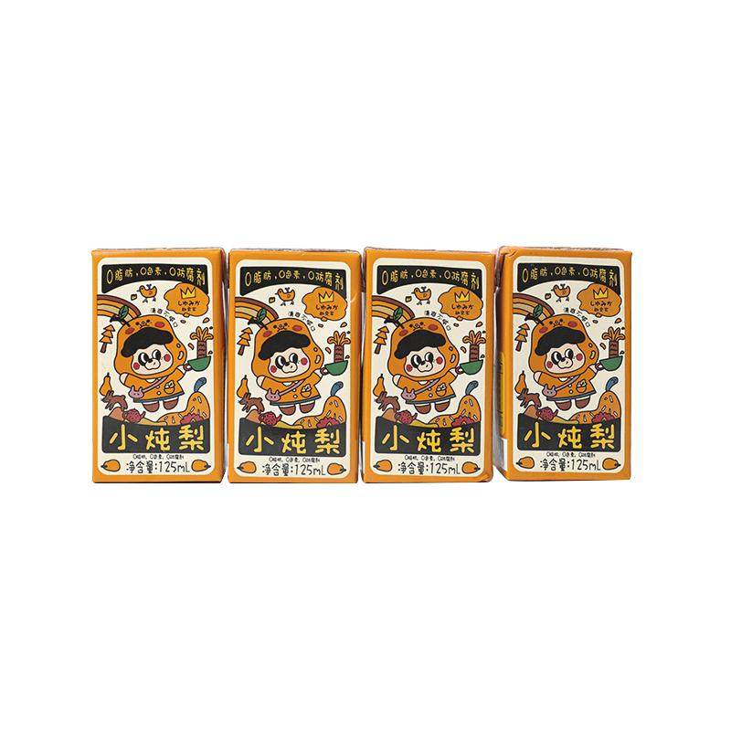 趣食小炖梨果汁100%梨汁饮料家儿童健康休闲解馋零食