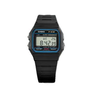 卡西欧(CASIO)手表简约复古小方块潮流运动百搭学生手表F-91W-1