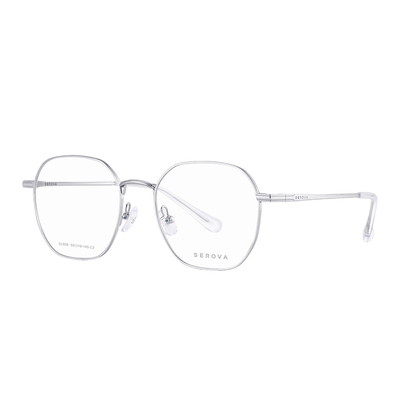 施洛华多边形框时尚眼镜