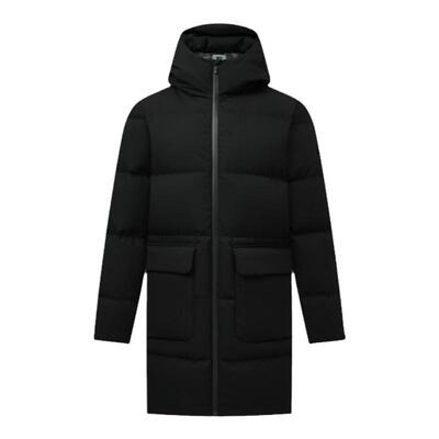男士中长款连帽羽绒服七匹狼潮