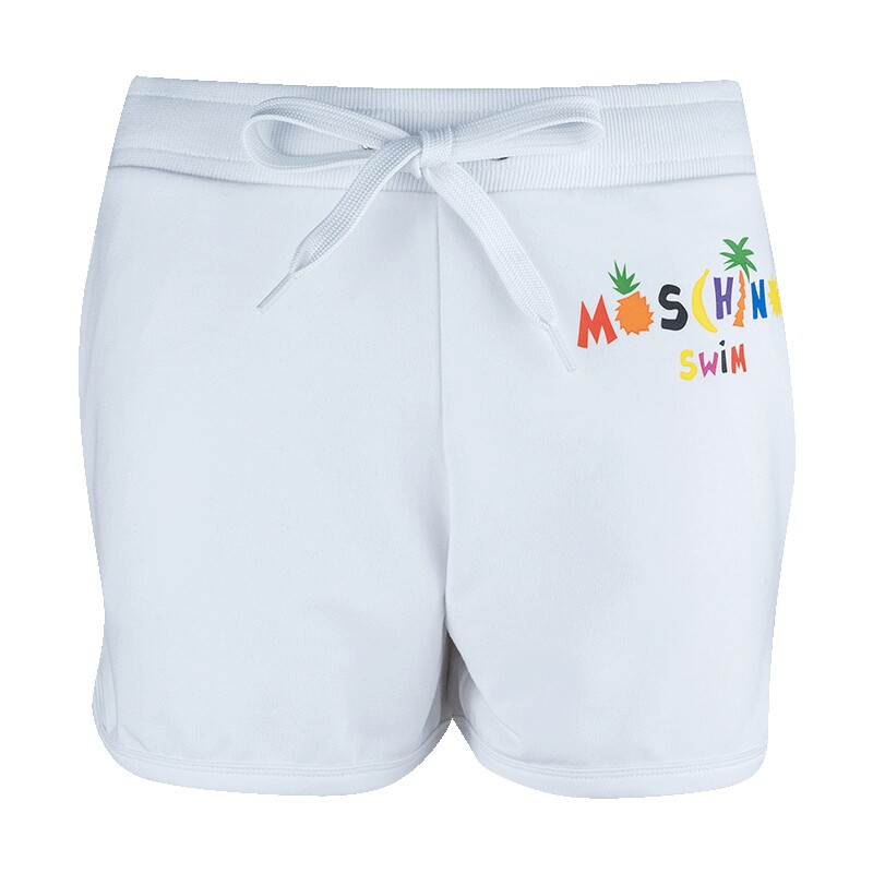 moschino字母logo系带休闲短裤女