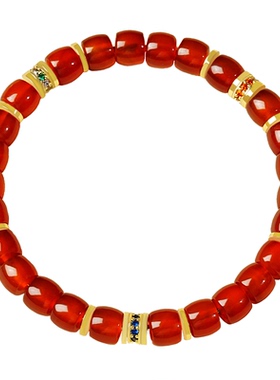 宫里上新收藏级天然红玛瑙手串