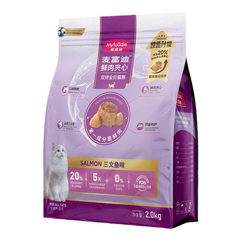 品牌直供|鲜肉夹心猫粮不吃包退