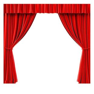 定制舞台幕布阻燃防火金丝绒红色面料背景布小剧场会议礼堂演出