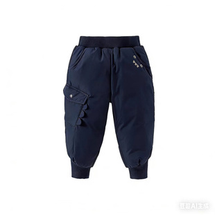 2025新款儿童保暖羽绒裤宝宝冬季男童女童防水透湿极寒加厚裤子