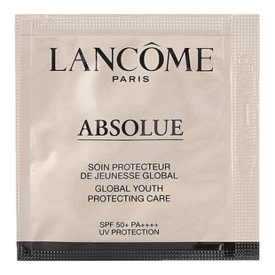 10片价 兰蔻菁纯防晒隔离霜SPF50+1ml小样UV防护乳轻盈养肤级防晒