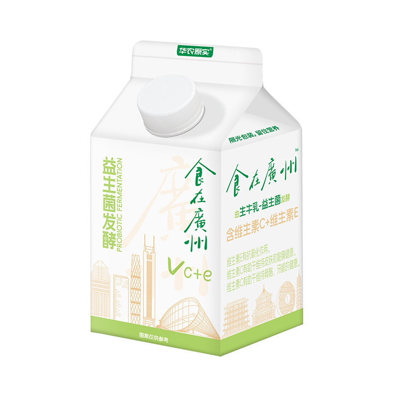 华农原实大学情怀食在广州维C维E益生菌低温发酵酸奶含乳饮料