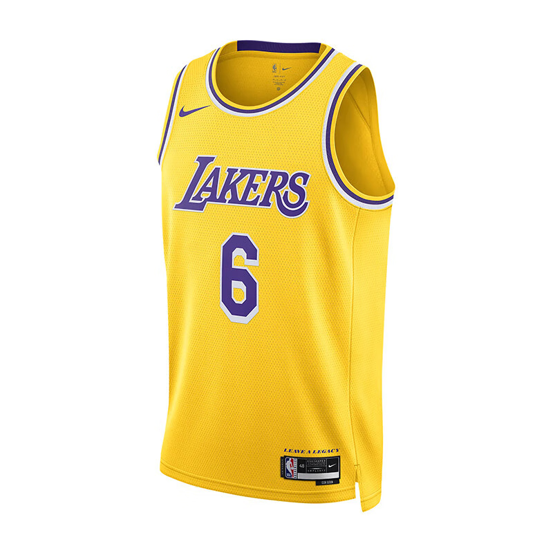 Nike耐克洛杉矶湖人詹姆斯DRI-FIT NBA JERSEY男子篮球服DO9448