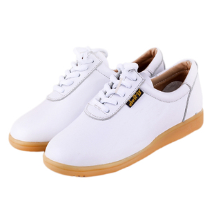 正品 顾老师整皮春夏太极鞋男女软牛皮真皮牛筋底太极拳鞋武术鞋