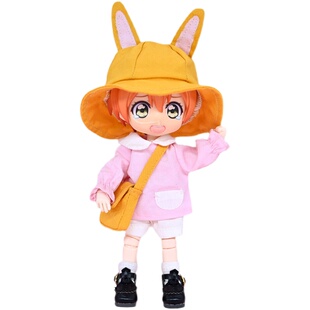 ob11娃衣套装 幼稚园四件套GSC素体外套上衣Molly P9 p10娃娃衣服