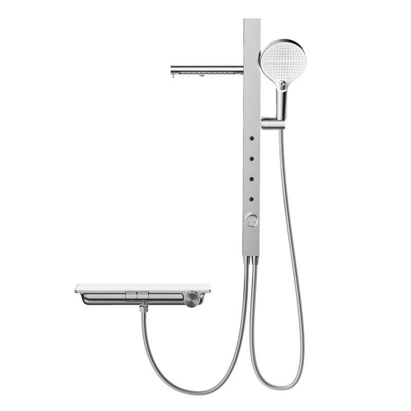 【政府补贴15%】松下恒温淋浴花洒套装卫浴纯铜琴键明装花洒V7