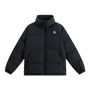 Kappa卡帕背靠背情侣复古运动羽绒服女面包服外套保暖防寒服男款