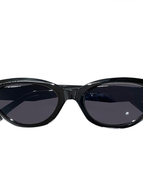 可带度数猫眼太阳镜时髦女凹造型