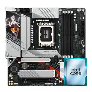 英特尔I5 14700KF 14700K散技嘉H610M超耐久技嘉B760M主板CPU套装