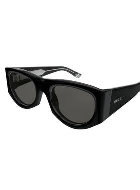 开云眼镜 古驰GUCCI男女同款方框全框黑色防晒太阳镜墨镜GG1917S