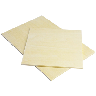 椴木层板薄木片diy手工模型材料烙画激光雕刻三合板建筑模型材料