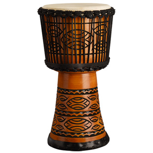 前谷非洲鼓山羊皮专业打击乐器丽江手拍鼓大人初学者标10/12/13寸